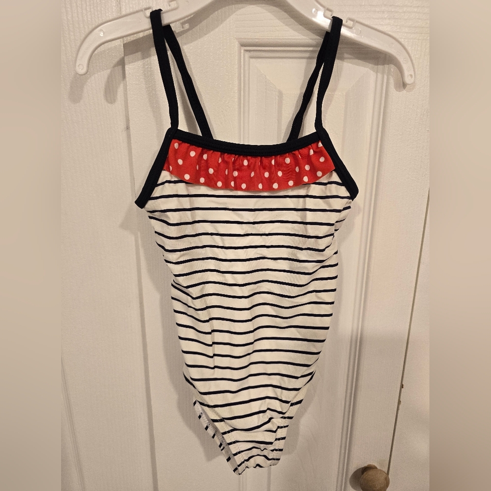 Primark Red White and Blue Toddler Girls Swimsuit Size 24-36 Months